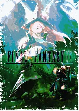 Final Fantasy IX Vivi and Garnet Artwork