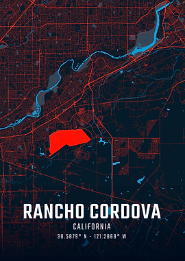 Rancho Cordova City Map
