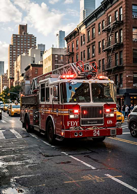 FDNY Fire Truck in New York City
