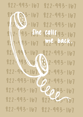 Retro Phone with Text Noah