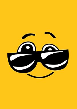 Cool Emoji with Sunglasses
