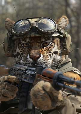 Tiger Soldier with AK-47
