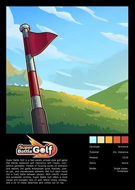 Super Battle Golf Game Art