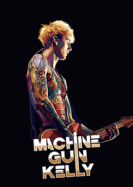 Machine Gun Kelly Pop Art