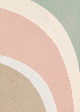 Abstract Rainbow Arch Painting