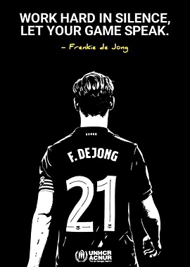 Frenkie de Jong Quote Poster