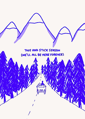 Road trip through mountains and forest Noah