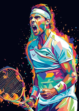 Rafael Nadal Pop Art
