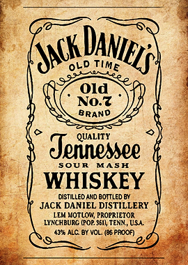 Jack Daniel's Old No. 7 Label