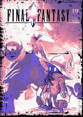 Final Fantasy IX Vivi and Zidane Poster