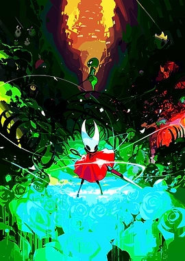 Hornet and the Green-Clad Figure