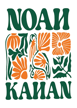 Noah Kahan Floral Logo