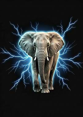 Elephant with Lightning