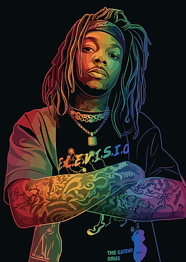 JID Pop Art Portrait