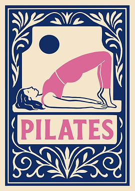 Pilates Woman in Bridge Pose