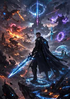 Epic Fantasy Battle Scene