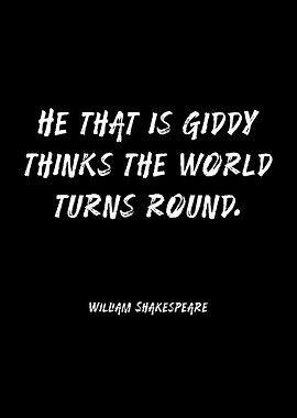 William Shakespeare Quote Text Art