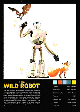The Wild Robot Movie Poster