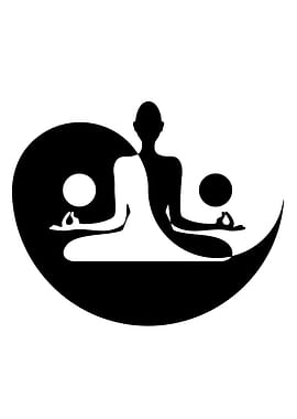 Yin Yang Meditation Figures