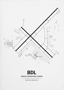 Bradley International Airport Map