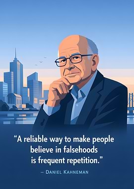 Daniel Kahneman quote about repetition