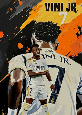 Vini Jr. Football Art