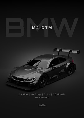 BMW M4 DTM Race Car