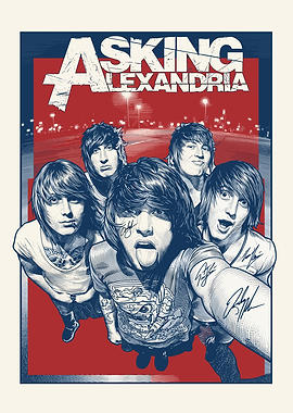 Asking Alexandria Band Poster