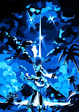 Aqua reaching for light