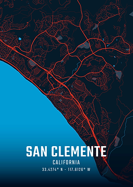 San Clemente City Map
