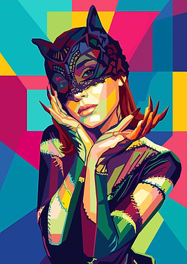 Ariana Grande Pop Art Portrait