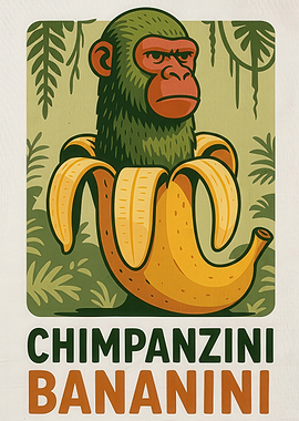 Chimpanzee in a Banana