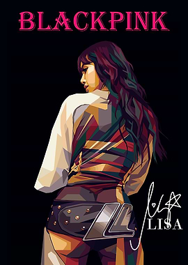 Blackpink Lisa Pop Art