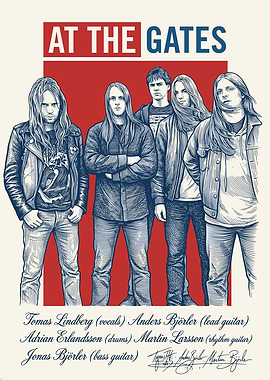 At The Gates Band Poster