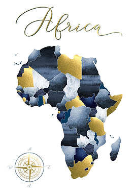 Artistic Map of Africa