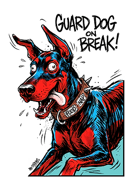 Guard Dog on Break