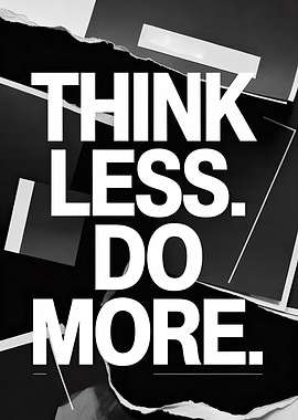 Bold Motivational Typography Poster