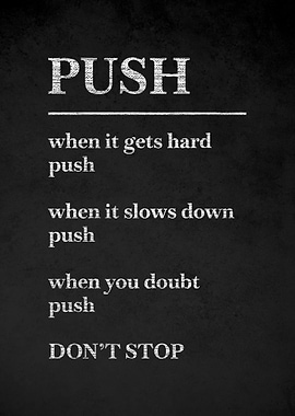Motivational Push Poster v4