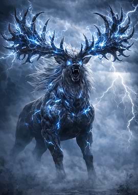 Mythical Thunder Stag
