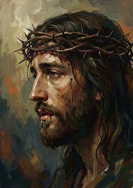 Jesus Christ with Crown of Thorns