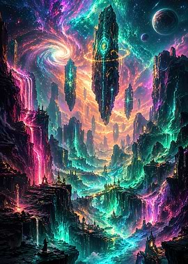 Cosmic Fantasy Landscape