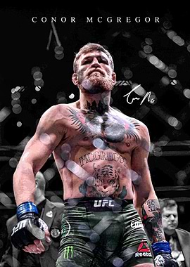 Conor McGregor UFC Fighter Portrait