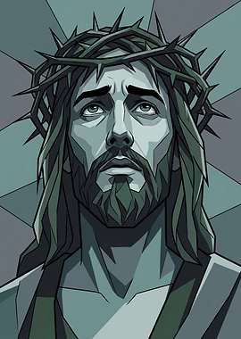 Jesus Christ with Crown of Thorns