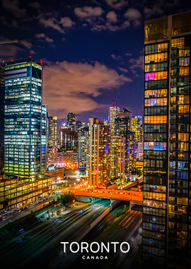 Toronto Cityscape at Night