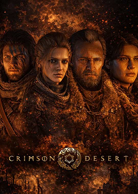 Crimson Desert Game Poster