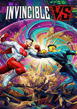 Invincible vs Omni-Man Comic Cover