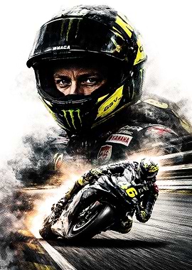 Valentino Rossi Motorcycle Racing
