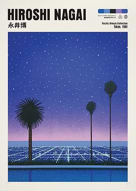 Hiroshi Nagai Cityscape at Night