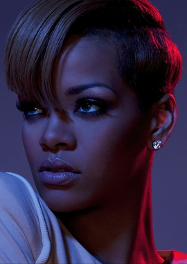 Rihanna Close-up Portrait