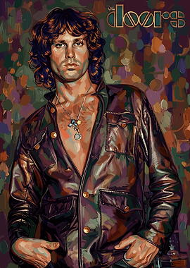 Jim Morrison The Doors Portrait
